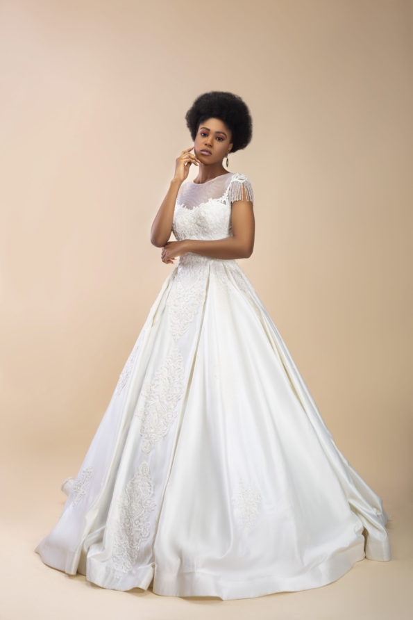 Robe de mariée- Tenue de cérémonie- Wafa haute couture-500000 Fcfa